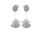 Drop Dangler Diamond Earrings
