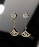 Drop Dangler Diamond Earrings - Image 3