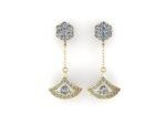 Drop Dangler Diamond Earrings - Image 5