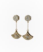 Drop Dangler Diamond Earrings - Image 4