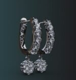 Huggie Hoop Presure Set Earring - Image 4
