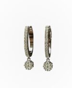 Floral Diamond Dangling Earring - Image 5