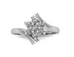 14K Floral Lab Grown Diamond Ring - Image 5