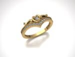 Crown Heart Ring - Image 12