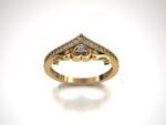 Crown Heart Ring - Image 9