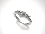 Crown Heart Ring - Image 5