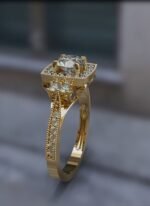 Halo Diamond Engagement Ring - Image 4