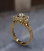 Halo Diamond Engagement Ring