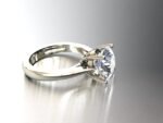 Classic Diamond Solitaire Ring - Image 5