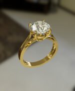 Classic Diamond Solitaire Ring - Image 4