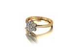 Floral Diamond Ring - Image 7