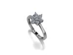 Floral Diamond Ring - Image 6