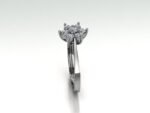 Floral Diamond Ring - Image 2