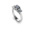 Trilogy Solitarie Diamond Ring - Image 2