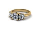 Trilogy Solitarie Diamond Ring - Image 7