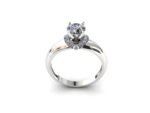 Two Tone Engagement Ring - Image 5