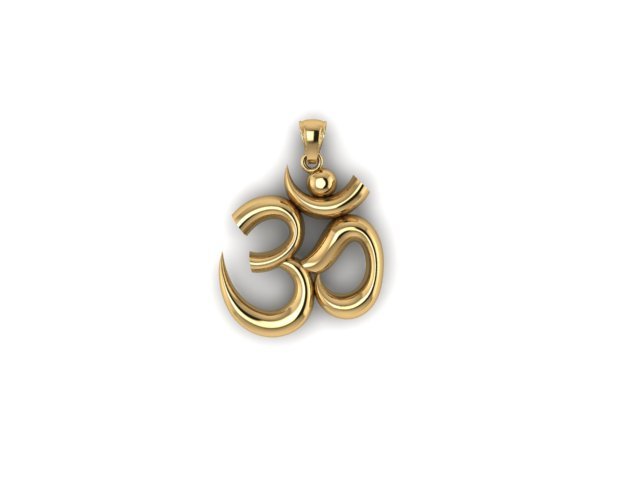 Pendant - 00P3 Rendering pic 2 Om Pendant - Image 1