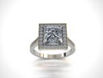 Prinecess Cut Engagement Ring