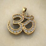 Om Lab Diamond Pendant